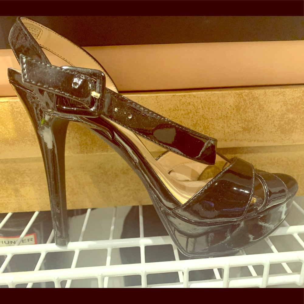 Jessica Simpson Strappy Black Stiletto NEVER WORN!